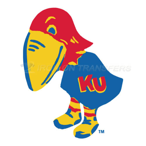 Kansas Jayhawks Logo T-shirts Iron On Transfers N4700 - Click Image to Close